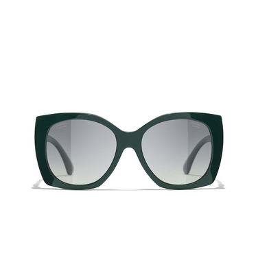 CHANEL square Sunglasses 1459S8 green - front view