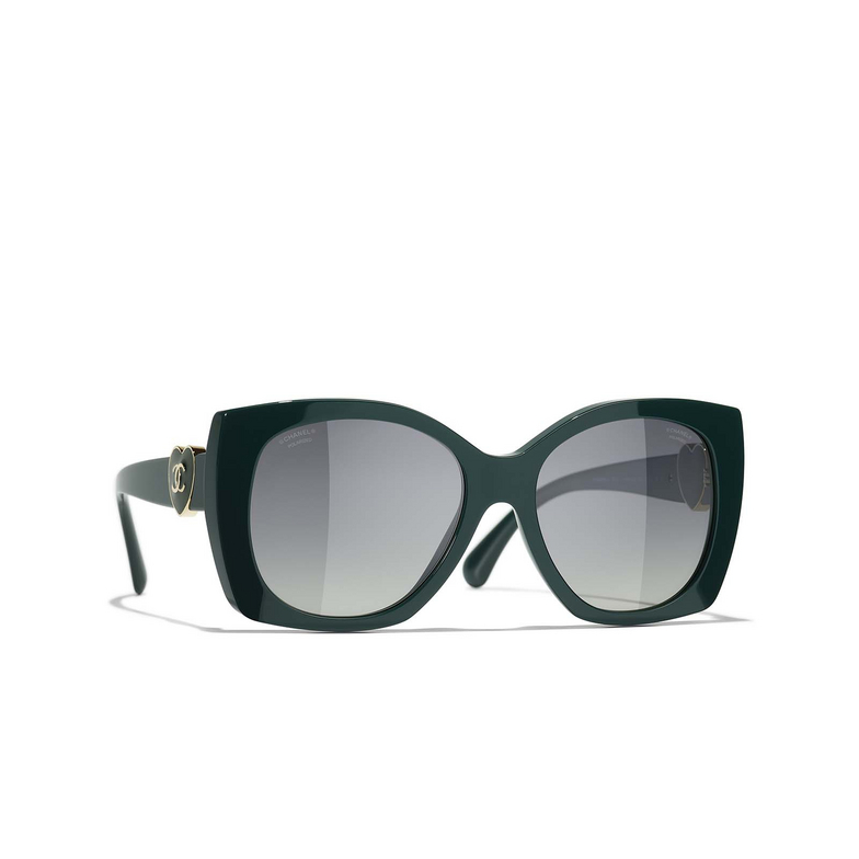 CHANEL quadratische sonnenbrille 1459S8 green