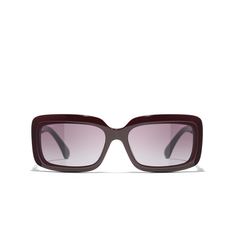 Gafas de sol rectangulares CHANEL 1461S1 burgundy