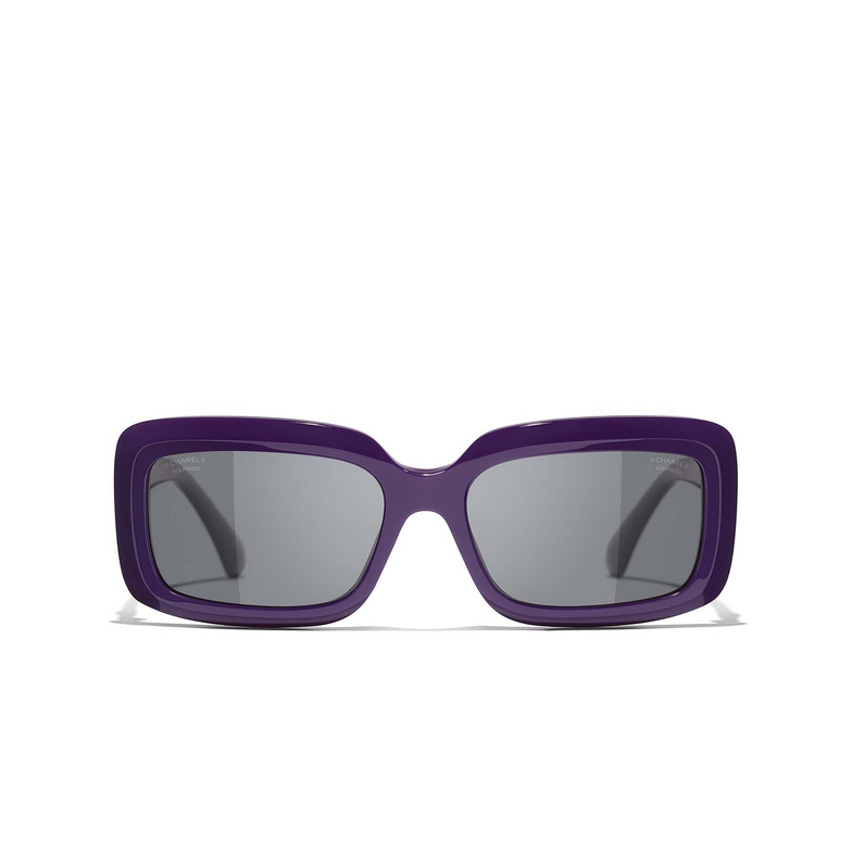 Gafas de sol rectangulares CHANEL 1758T8 purple