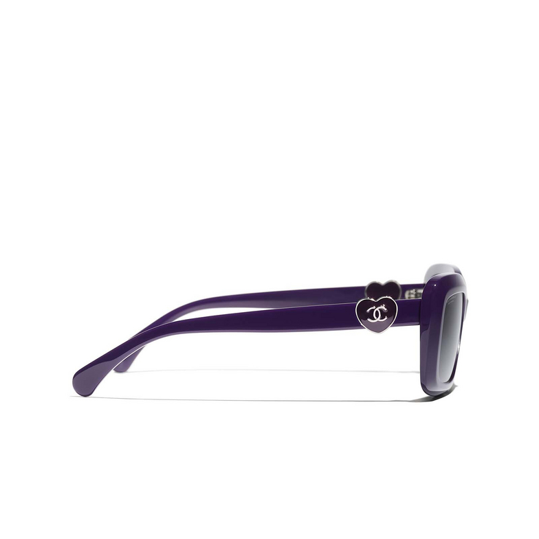 CHANEL rechteckige sonnenbrille 1758T8 purple