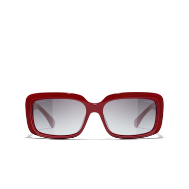 CHANEL rechteckige sonnenbrille 1759S6 red - Vorderansicht