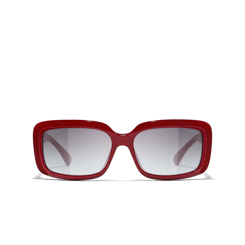 CHANEL rechteckige sonnenbrille 1759S6 red