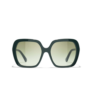 CHANEL quadratische sonnenbrille 1459S3 green - Vorderansicht