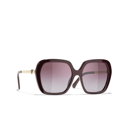 Solaires carrées CHANEL 1461K5 burgundy