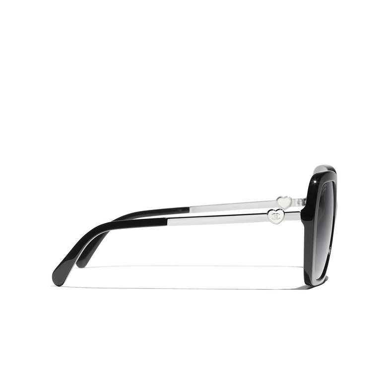 CHANEL quadratische sonnenbrille C501T8 black