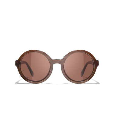 CHANEL round Sunglasses 1754C5 brown - front view