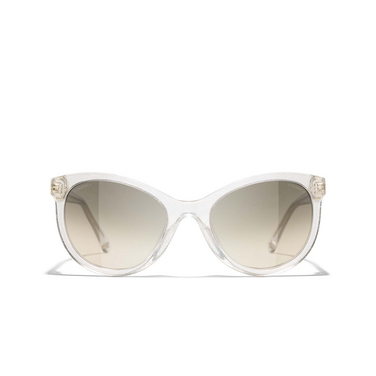 CHANEL pantos Sunglasses 175532 transparent - front view