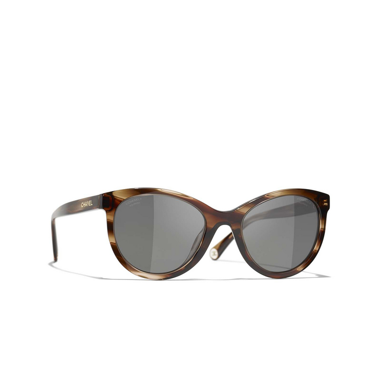 Solaires pantos CHANEL 175748 striped brown