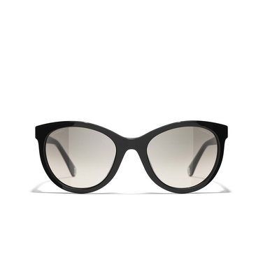 CHANEL pantos Sunglasses C50132 black - front view