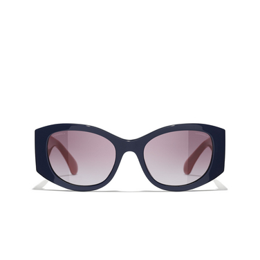 Gafas de sol ovaladas CHANEL 1768S1 blue - Vista delantera