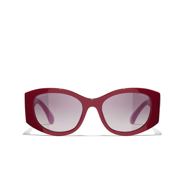 CHANEL oval Sunglasses 1769S1 red - front view