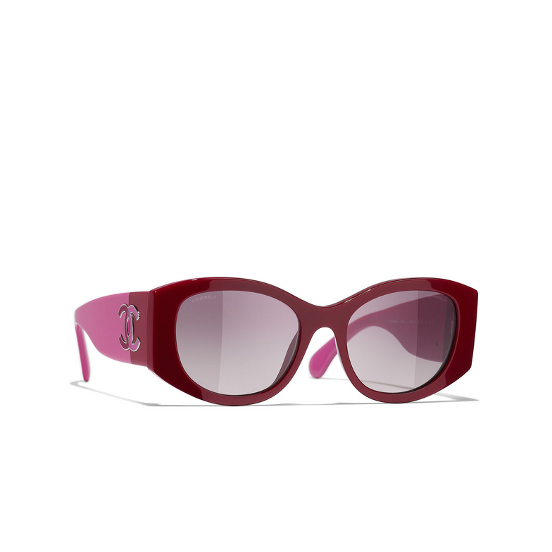 CHANEL ovale sonnenbrille 1769S1 red