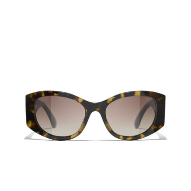 CHANEL oval Sunglasses 1770S9 tortoise - front view