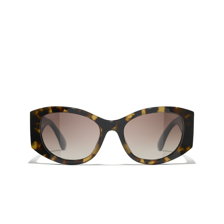 CHANEL oval Sunglasses 1770S9 tortoise