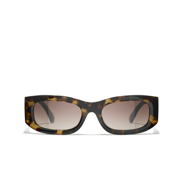 CHANEL rectangle Sunglasses 1770S9 tortoise - front view