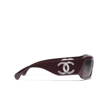 CHANEL rectangle Sunglasses 1461M3 red vendome - three-quarters view