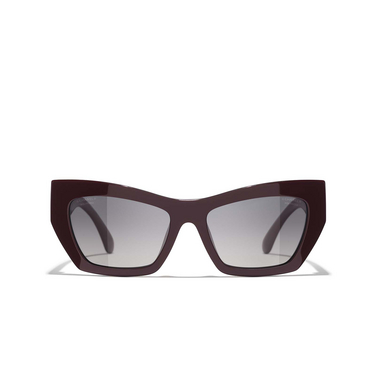 CHANEL cateye Sunglasses 1461M3 red vendome - front view