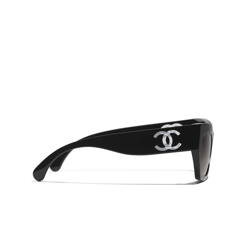 CHANEL Katzenaugenförmige sonnenbrille C501W1 black