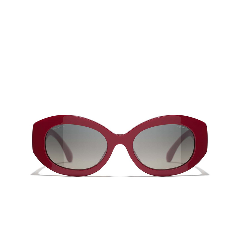 CHANEL ovale sonnenbrille 175971 red