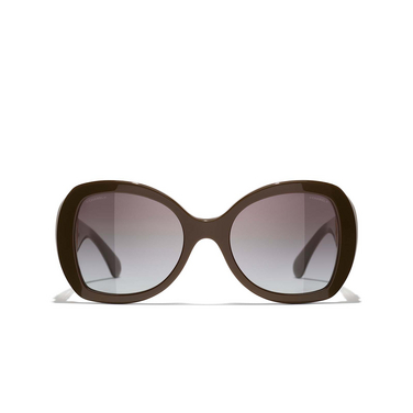 CHANEL butterfly Sunglasses 1460S6 dark taupe - front view