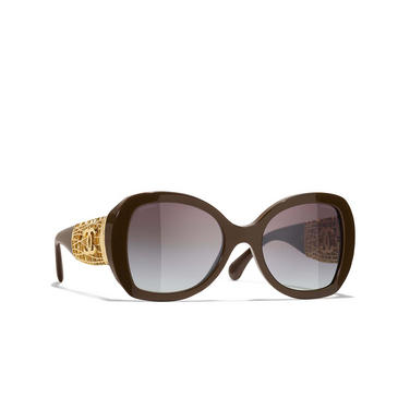 CHANEL butterfly Sunglasses 1460S6 dark taupe