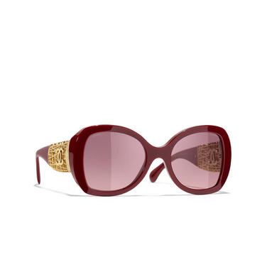 CHANEL butterfly Sunglasses 1792S1 browny red - three-quarters view