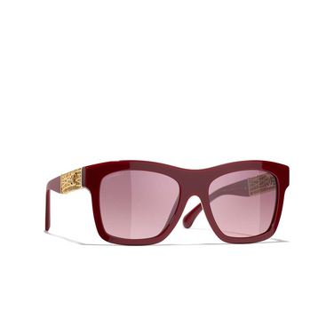 Gafas de sol cuadradas CHANEL 1792S1 browny red - Vista tres cuartos