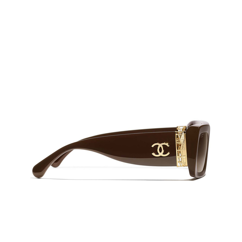 CHANEL rectangle Sunglasses 1460S9 dark taupe