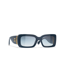 Solaires rectangles CHANEL 17900O blue grey