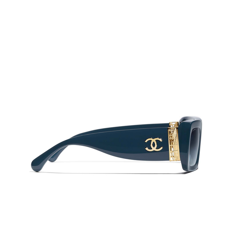 CHANEL rectangle Sunglasses 17900O blue grey