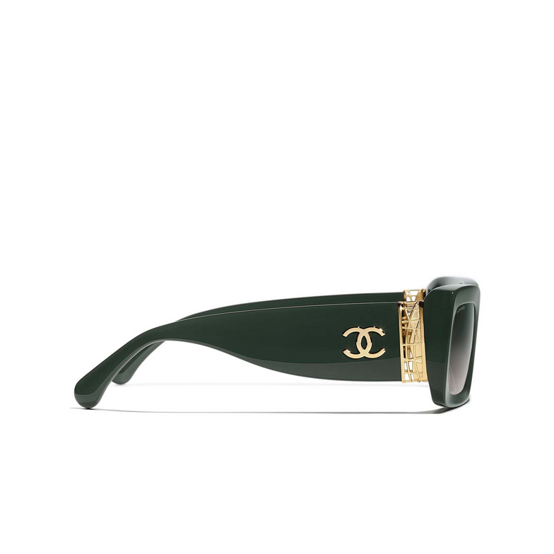 CHANEL rectangle Sunglasses 1791S3 kaki green