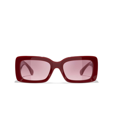 CHANEL rectangle Sunglasses 1792S1 browny red - front view