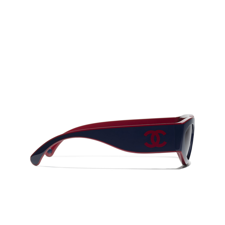 CHANEL Katzenaugenförmige sonnenbrille 1773B1 blue & burgundy