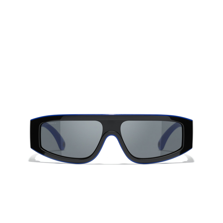 CHANEL Umschließende sonnenbrille 1768S4 black & blue