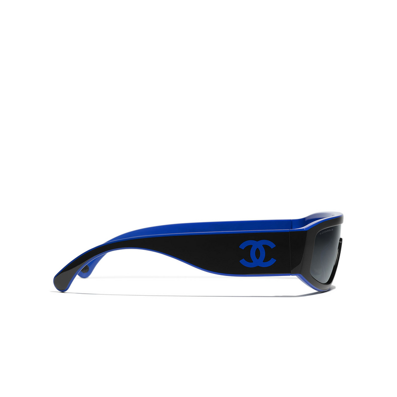 CHANEL Umschließende sonnenbrille 1768S4 black & blue