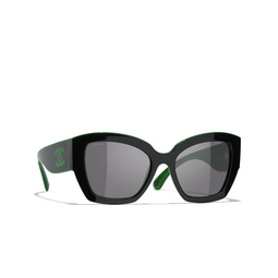 Gafas de sol mariposa CHANEL 1772B1 black & green