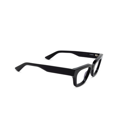 CHIMI D Eyeglasses BLACK - three-quarters view