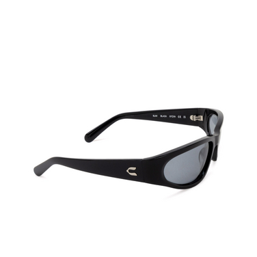 CHIMI SLIM Sunglasses BLACK - three-quarters view