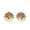 Gafas de sol Chloé CH0045S 004 gold - Miniatura del producto 1/4