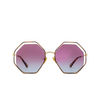 Chloé CH0046S irregular Sunglasses 003 havana - product thumbnail 1/4