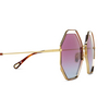 Chloé CH0046S irregular Sunglasses 003 havana - product thumbnail 3/4