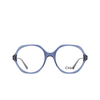 Chloé CH0083O round Eyeglasses 001 blue - product thumbnail 1/4