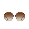 Chloé CH0133SA round Sunglasses 002 brown - product thumbnail 1/5