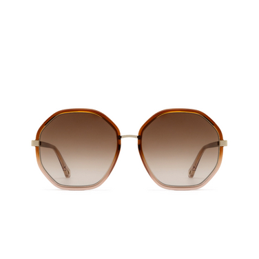 Chloé CH0133SA round Sunglasses 002 brown - front view