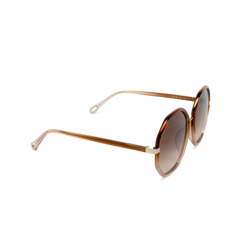 Chloé CH0133SA round Sunglasses 002 brown - 2/5