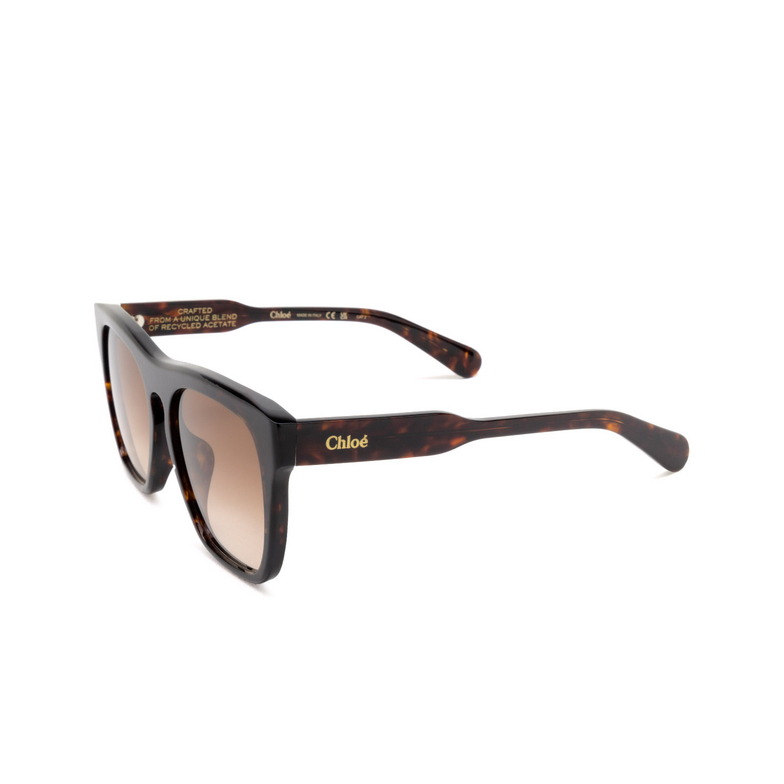 Chloé CH0149SA square Sunglasses 002 havana - 4/5