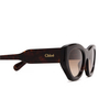 Chloé CH0220S cateye Sunglasses 002 havana - product thumbnail 3/4