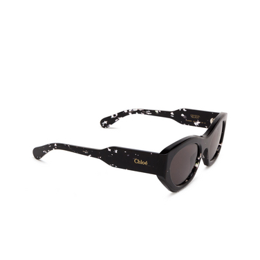 Chloé CH0220S cateye Sunglasses 003 black - three-quarters view