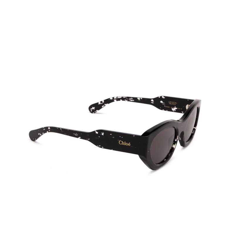 Chloé CH0220S cateye Sunglasses 003 black - 2/4